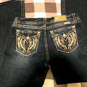 Miss me easy boot jean size 33